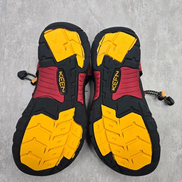 Keen Outdoor Fisherman Sport Sandals Kids Size 4 Red Sport Hiking Water Shoes - Picture 7 of 8